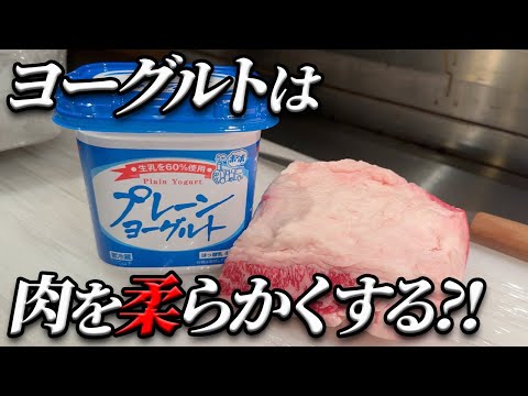 【検証‼】ヨーグルトに肉を漬けると柔らかくなるの?!