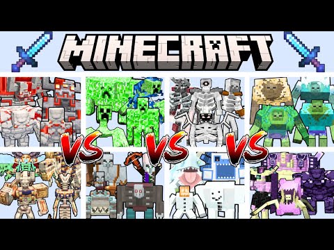 MINECRAFT MOB BATTLE CHAMPIONSHIP | Episode 3 (Mob Boss Teams)