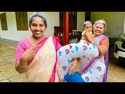 കുഞ്ഞിന്റെ പാല് കുടി കൂടി 😍ചോറൂണിന് മുമ്പ് വീട്ടിലുള്ളത് കാണാം Home🏠Baby Rishvi
