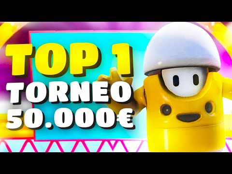 TOP 1 EN EL TORNEO DE FALL GUYS DE 50.000$ 🏆