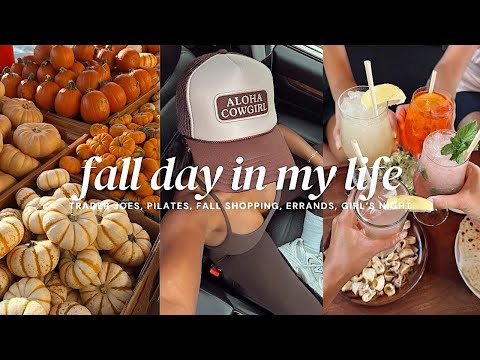 VLOG: fall shopping, grocery run, girls night, taking my 200th pilates class, errands