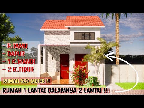 Rumah Ini Dalamnya 2 Lantai Luas Lahan 5x7 Meter Aja