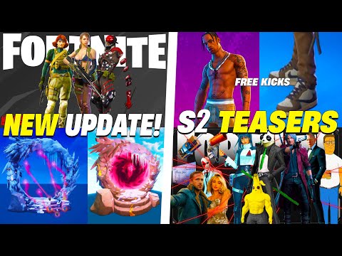 FORTNITE NEWS UPDATE! (Season 2 TEASERS, Battle Pass, BIG COLLABS)