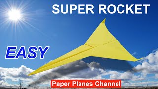 Paper Airplane EASY! How To Fold A Paper Plane That Flies Far @paperplaneschannel1111
