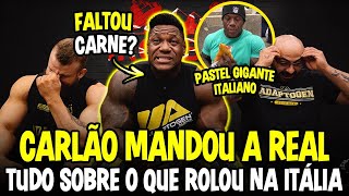 CARLÃO DESABAFA SOBRE CAMPEONATO