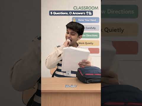 5 Questions, 0 Answers ๐๐ #shortsfeed #shorts #funnyshorts #exam #question #answer