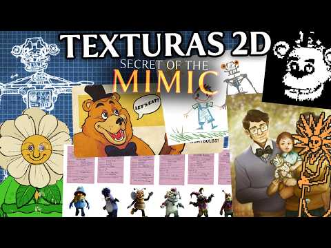 TODAS LAS FOTOS SECRETAS y TEXTURAS 2D de FNAF SECRET OF THE MIMIC