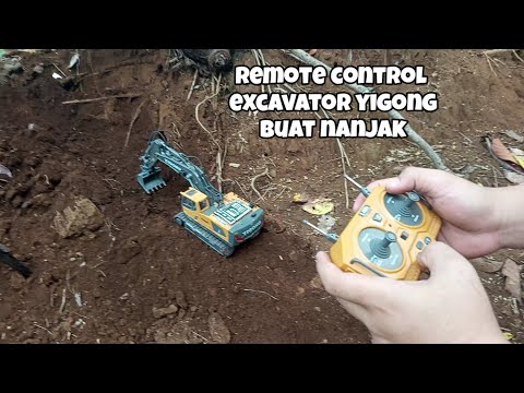 remote control excavator yigong buat nanjak
