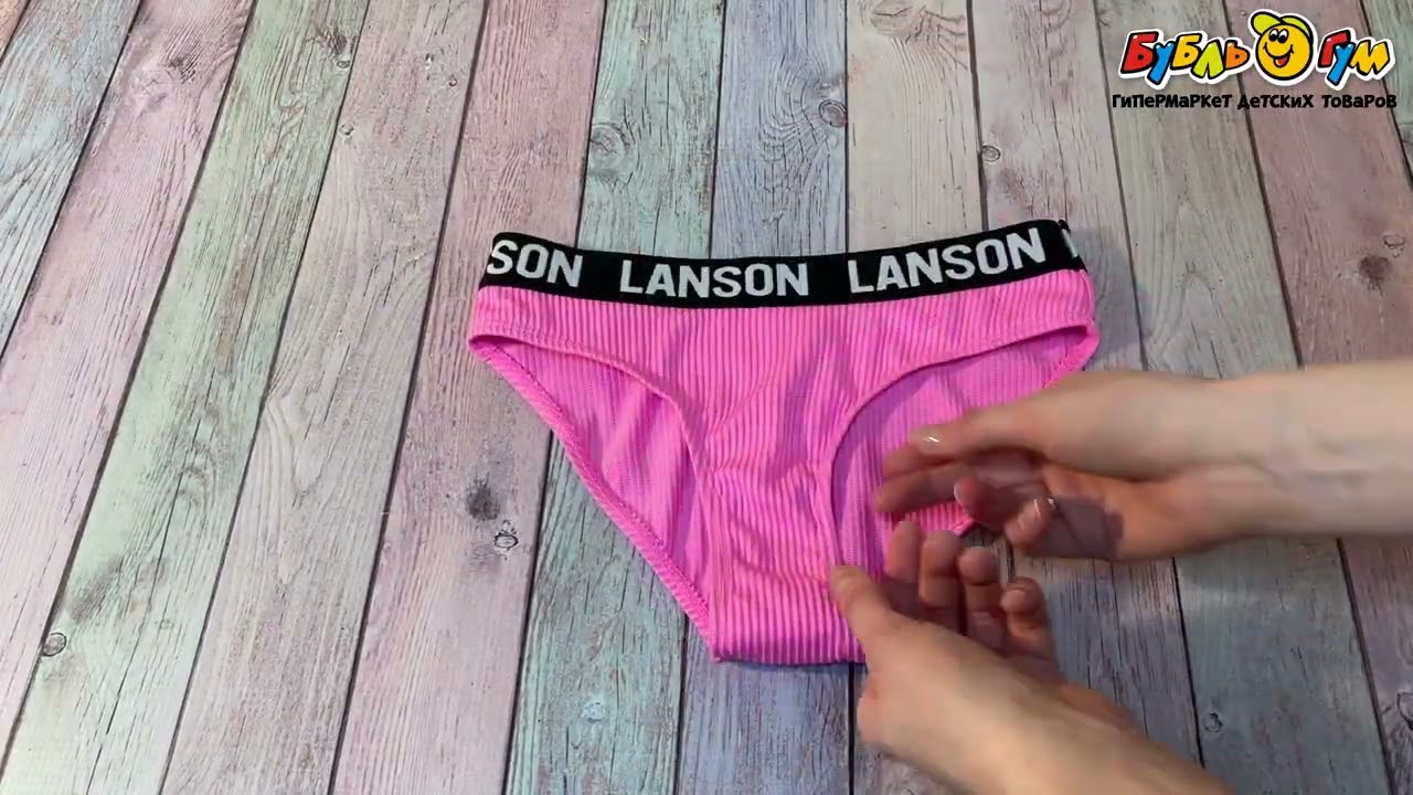 Купальник Lanson Kids раздельный с эластичной лентой розовый  - видео