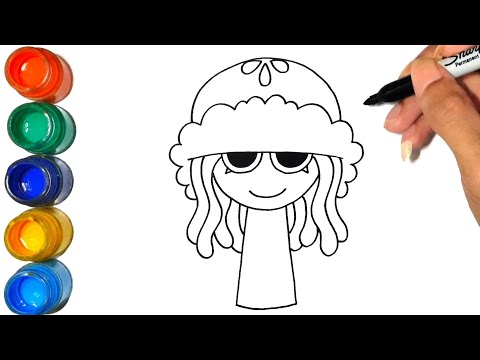 DRAWING AURELIA ( Incredibox Sprunki OC )