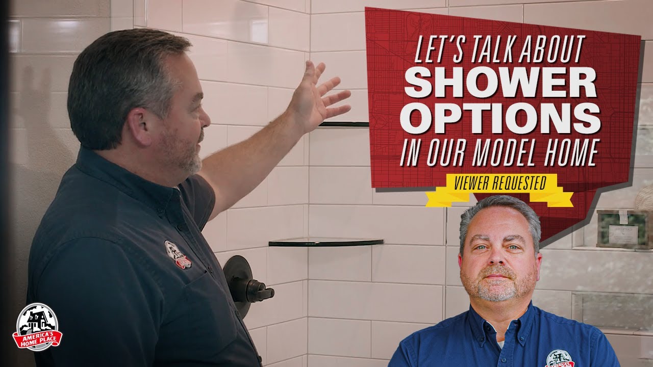Shower Options in the Union Model Home