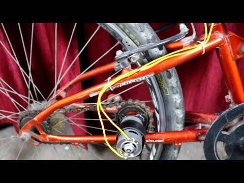 How To Make Electric Cycle At Home | Make Normal Cycle To Electric Cycly | Experiments By Chetan