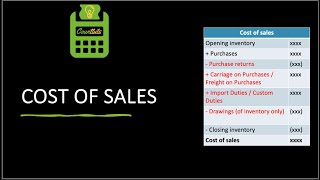 COST OF SALES | All you need to know