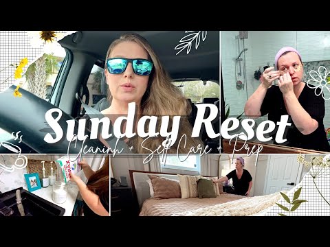 Sunday Reset Routine 🎀🧺💰 Deep Clean + Self Care + Prep for the Week!