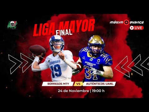 MÁXIMO AVANCE EN VIVO: BORREGOS MONTERREY vs AUTÉNTICOS TIGRES | Liga Mayor FINAL ONEFA