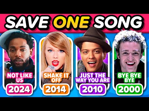🎶 Hits Rewind: Save One Song Per Year ⏪ (2024 - 2000) | Music Quiz