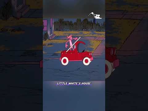 The pink panther demolished someone else's house. #cartoon #animation#usa #youtube