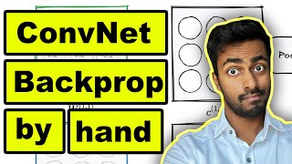 Convolution Network back propagation by hand | the math you should know!