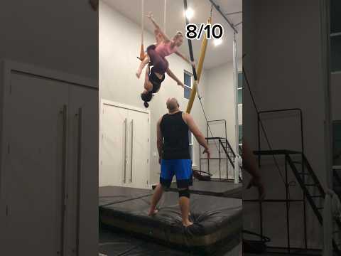 RATING PAINFUL DROPS!! #music #fitness #gym #aerial #artist #reels #shorts #gymmotivation