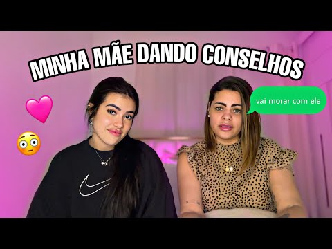 MINHA MÃE DANDO CONSELHOS PARA OS INSCRITOS!!