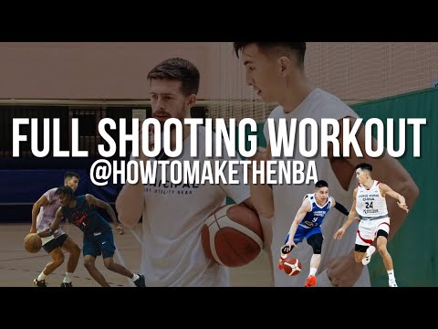 Oliver Xu (@howtomakethenba) FULL Shooting Workout with Coleman Ayers