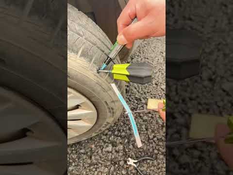 Tire shoulder EMERGENCY repair with reXpair Premium toolkit