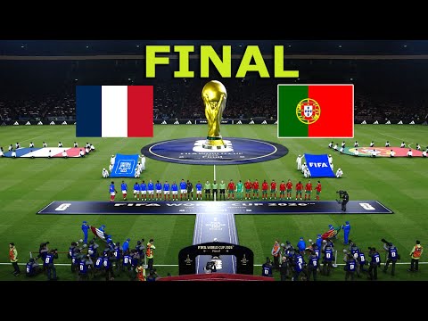 FRANCE vs PORTUGAL - FINAL  | FIFA World Cup 2026 USA | Full Match All Goals | PES Gameplay