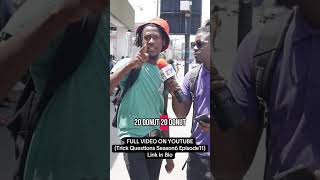 #funny #brainteasers Trick question in Jamaica se6 ep11