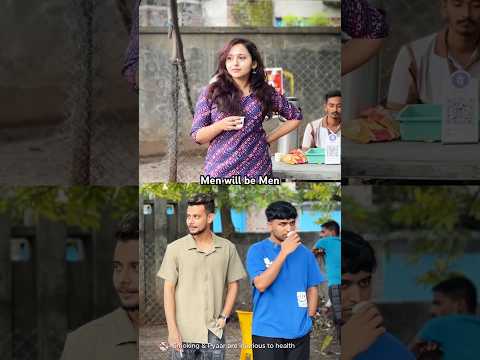 Kya zyada injurious h? Smoking ya Pyaar? #comedyshorts #funnyreels #menwillbemen #smokingkills