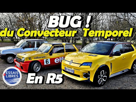 ON VOYAGE de 1980 à 2024 en CONVECTEUR TEMPOREL avec une RENAULT 5 et ça BUG !!!