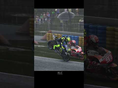 Rossi ajari marquez stoppie #shorts