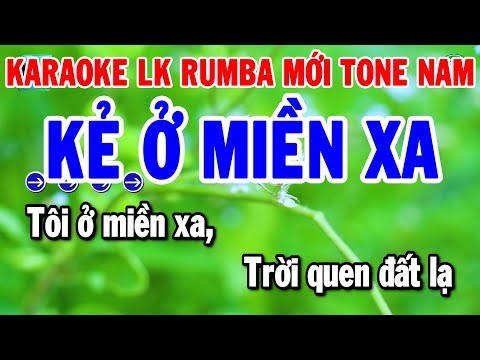Karaoke Liên Khúc Tone Nam Nhạc Sống Mới 2025 | Kẻ Ở Miền Xa – Thành Phố Sau Lưng | Thanh Hải