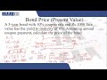 Bond Valuation and Cash Flow Analysis