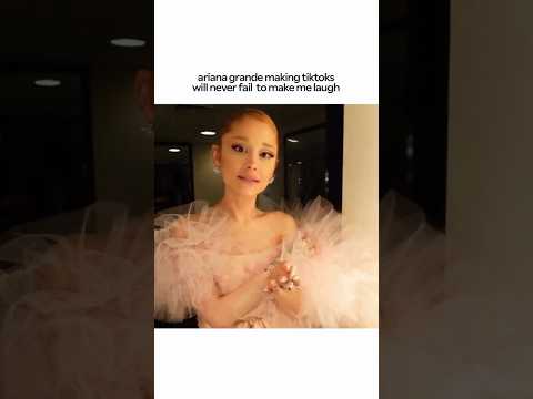 She's so funny 😭 #arianagrande #tiktok