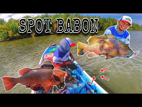 Tak pernah mengecewakan kalau mancing di spot ini, selalu dapat ikan BABON