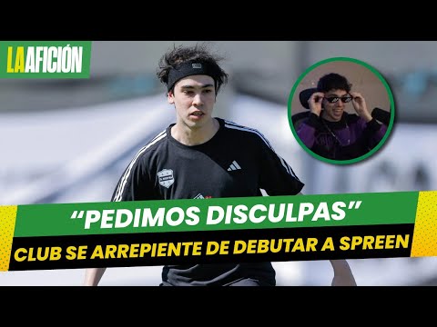 Club argentino que alineó al streamer 'Spreen' se disculpa y reconoce que lo hizo por "marketing"