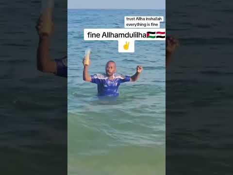 "From the Sea with Hope – Gaza’s Cry the World Must Hear 🇵🇸✌️" #ghaza #viral #sea #emotional #gaza