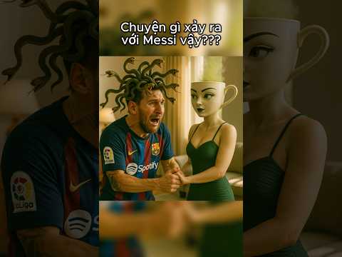 Messi rùng mình khi mái tóc hóa thành rắn #messi #xukatv #medusa