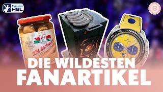 Luxusuhr oder Feuertonne? Die wildesten HBL-Fanartikel.