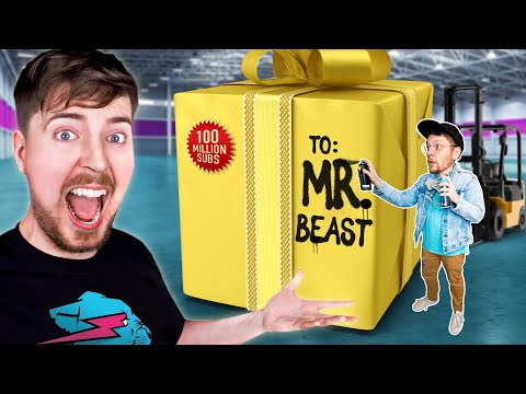 MRBEAST Hit 100M Subs, So I Surprised him with This...