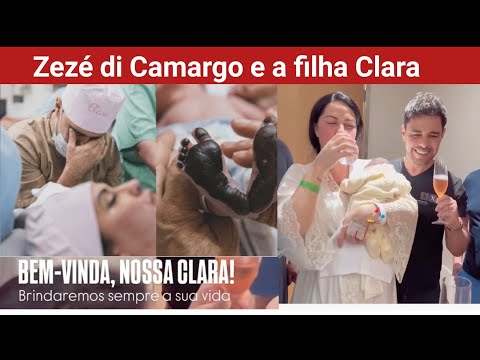 Graciele Lacerda deixa maternidade e posa com Zezé di Camargo e a filha Clara; veja !