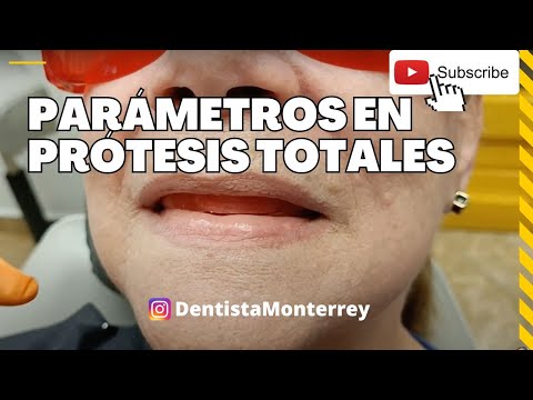 Parámetros Confección 👅 PRÓTESIS TOTALES
