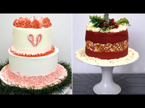 Merry Christmas Cake Decorating! So many cute cake and cookie designs