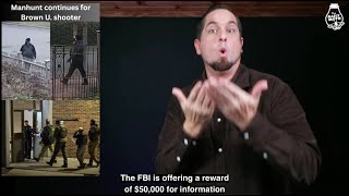 Deadly shooting at Brown University; Manhunt continues for Brown U. shooter