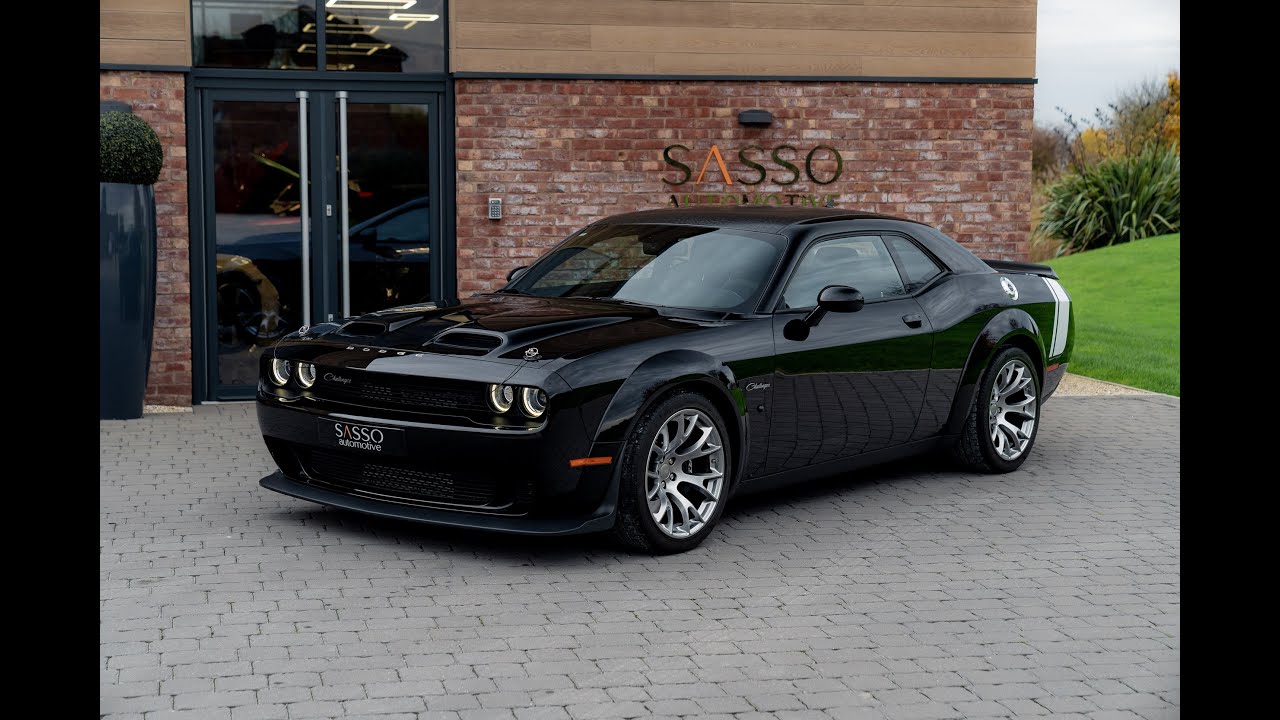 Video preview of Dodge Challenger SRT "Black Ghost" (2023)