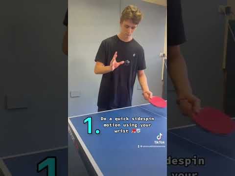How to do the Snake shot ๐๐๐ฎ #pingpong #serve #tabletennis #shorts #tutorial