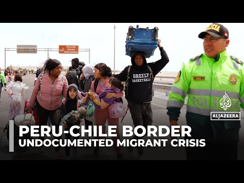 YouTube video thumbnail: Peru, Chile Confront Border Crisis as Migrants Stranded in Freezing Desert Nights