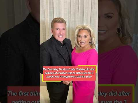 The first thing Todd and Julie Chrisley did after getting out of prison was to make sure the three