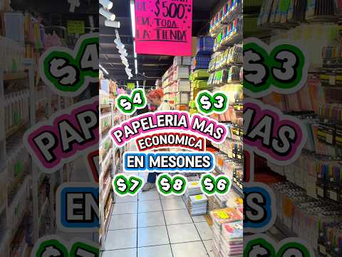 Papeleria ECONOMICA en Mesones #papeleria #papeleria #papeleriakawaii #dondesurtir #dondecomprar