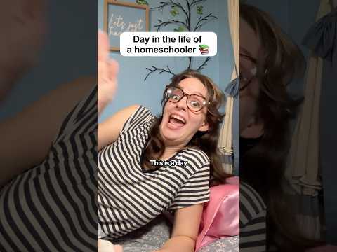 I got in BIG TROUBLE 😰 #homeschool #homeschooling #cringe #dayinthelife #comedyskits #skit